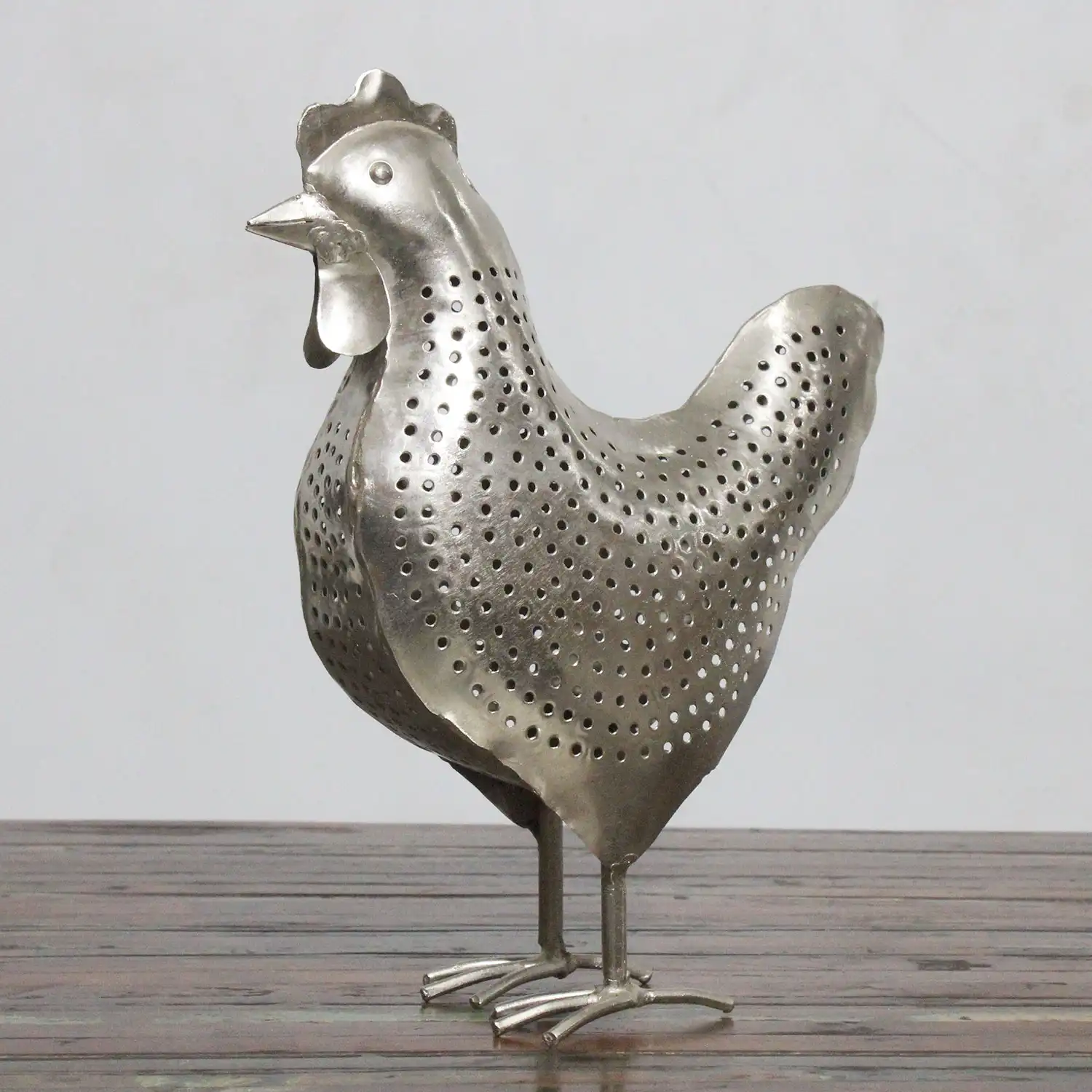 Chrome Finished Decorative Pullet - popular handicrafts